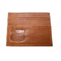 Lorello RFID Blocking Leather Card Caddy - British Tan